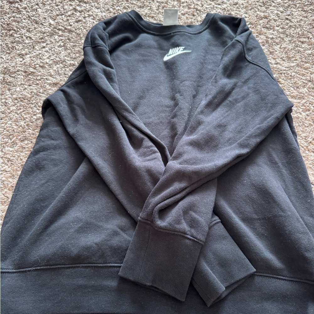 Nike Kids Black Crewneck Sweatshirt
